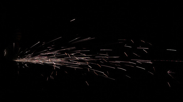 Real Sparks From Circular Saw