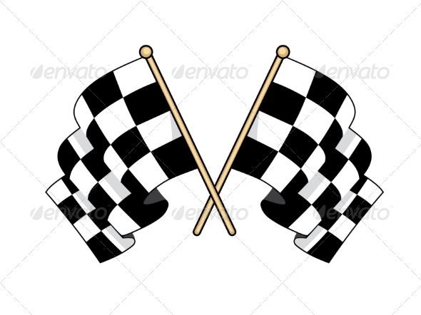 Checkered Flags - Sports/Activity Conceptual
