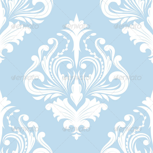 Pattern Blue Classic - Patterns Decorative