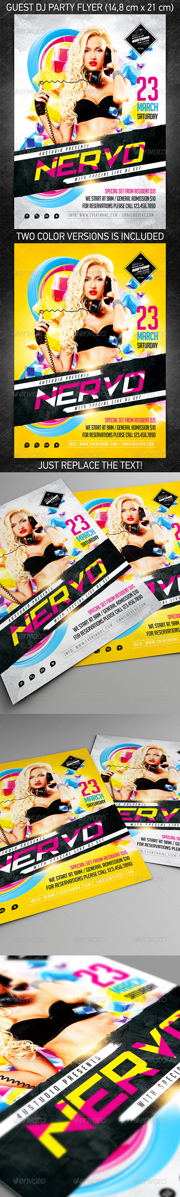 Guest DJ Party Flyer Vol.3 - Clubs & Parties Events