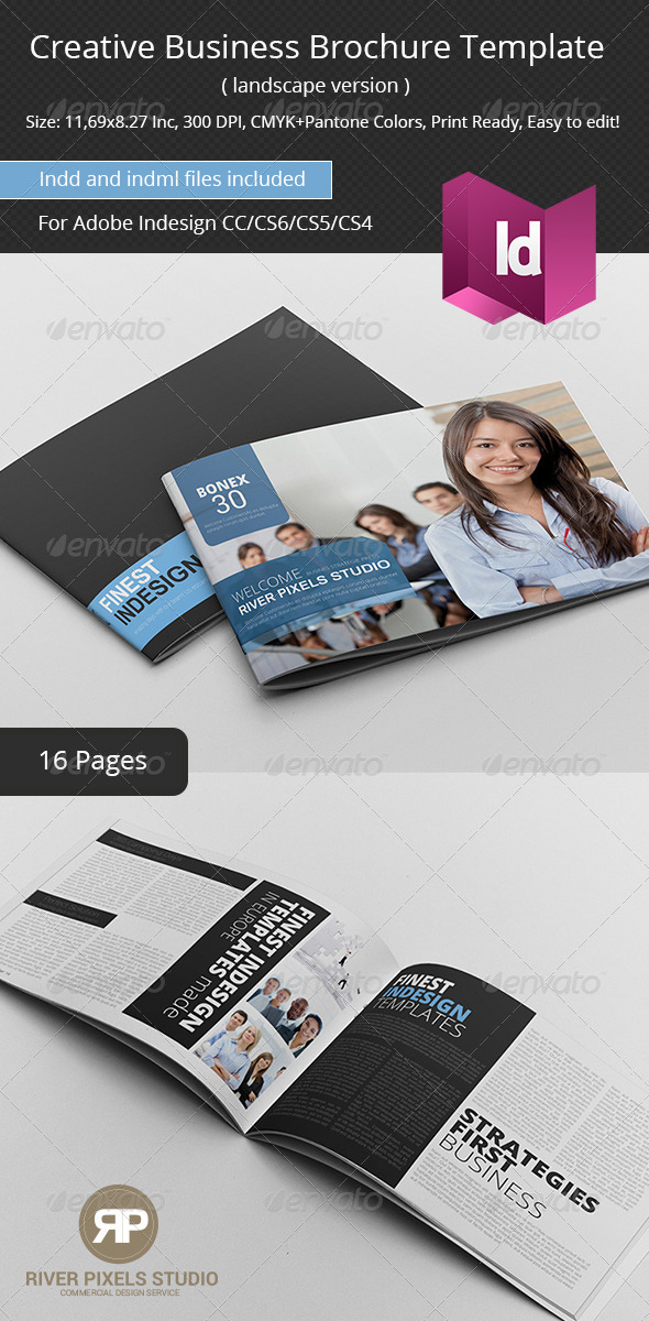 Creative Business Brochure Template - Corporate Brochures