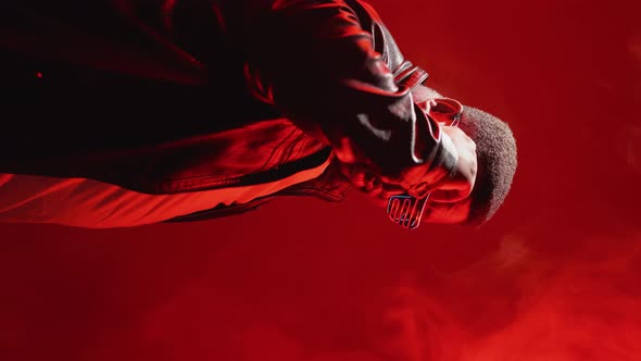 Neon Hipster Brutal Man Fashion Sunglasses Red alt