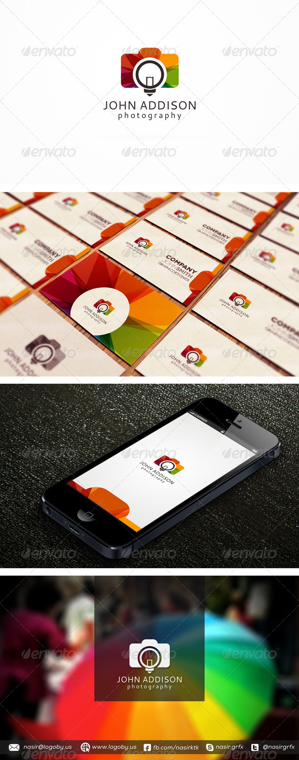 Photography Colors - Objects Logo Templates