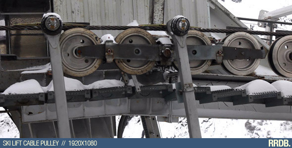 Ski Lift Cable Pulley