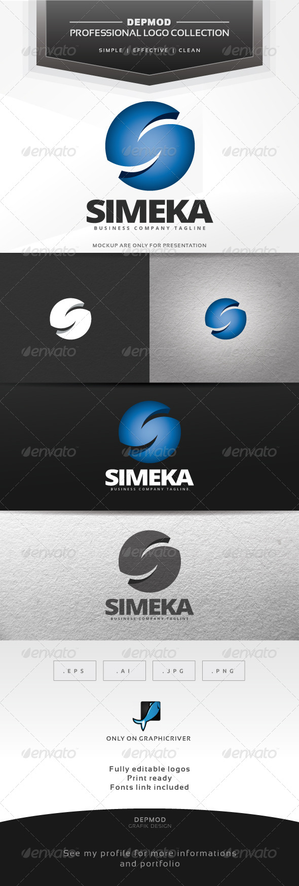 Simeka Logo - Letters Logo Templates