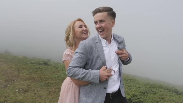 Young happy couple alt