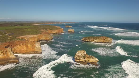 Drone footage from The Great Ocean Road alt
