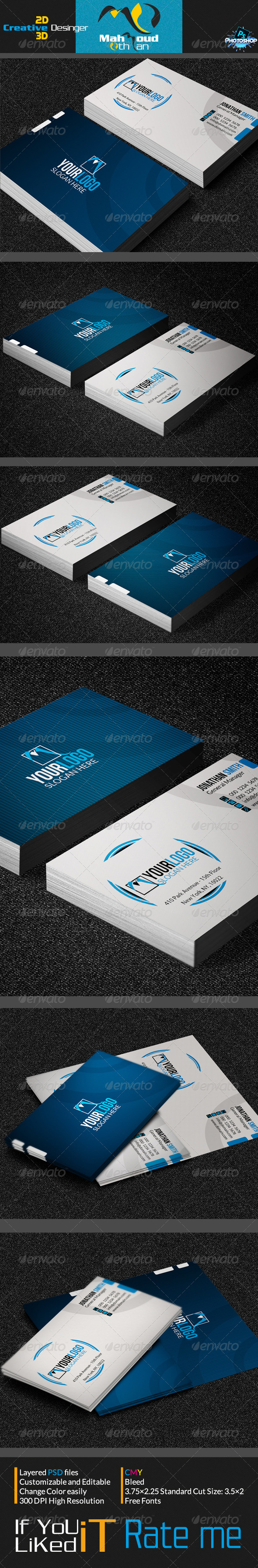 Corporate Business Card 01 - Corporate Business Cards