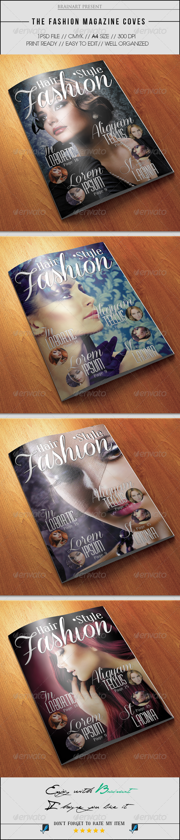 The Fashion Magazine Covers Vol.1 - Magazines Print Templates