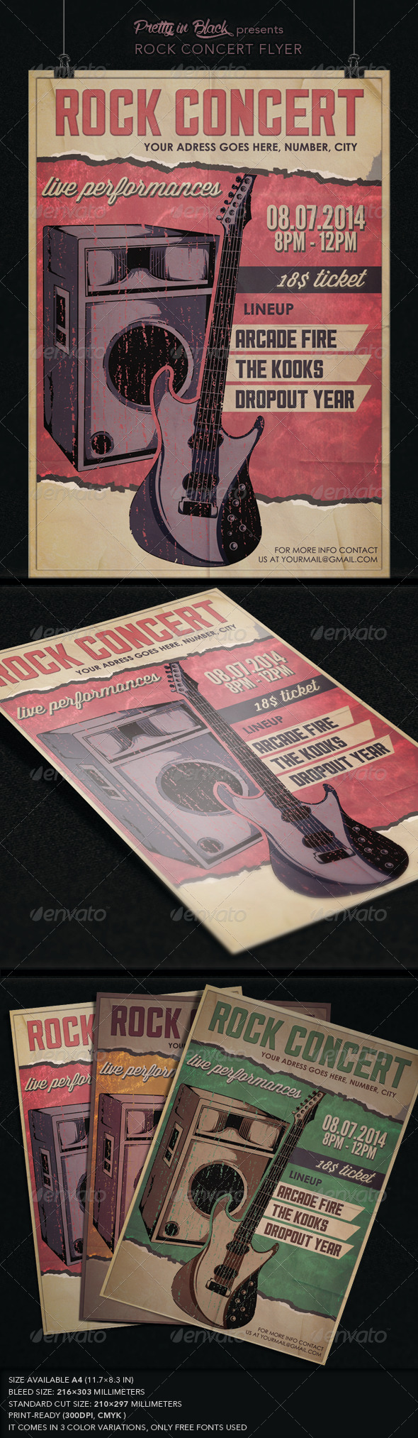 Rock Concert Flyer - Concerts Events