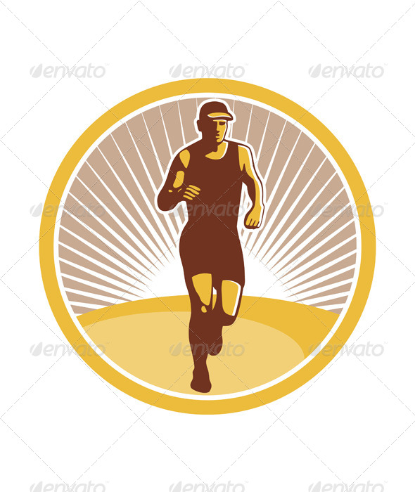 Marathon Runner - Sports/Activity Conceptual