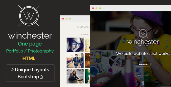 Winchester HTML Parallax - ThemeForest 7061318