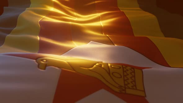 Zimbabwe - Atmospheric Flag alt