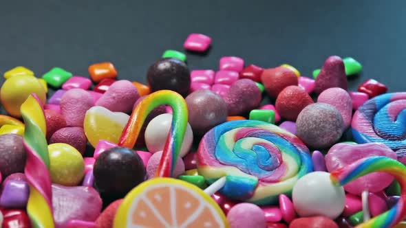Variety of Sweets, Lollipops, Candy, Marshmallows, Etc