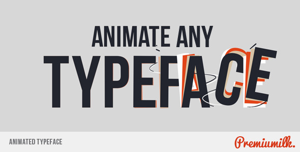 Animated Typeface - VideoHive 6659923