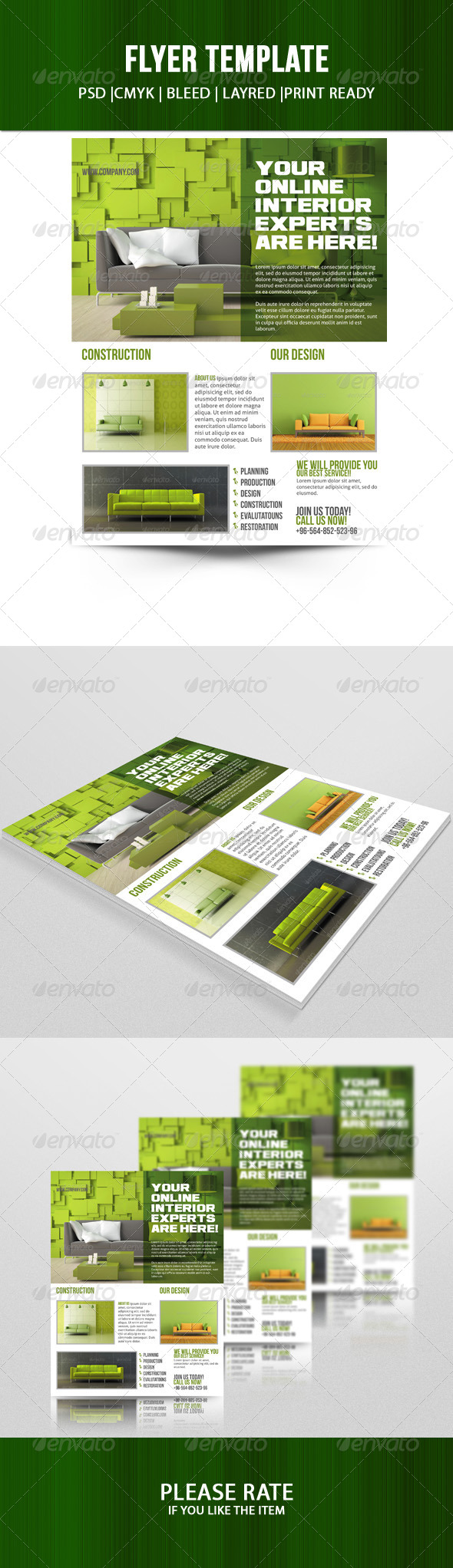 Interior Flyer Template - Corporate Flyers