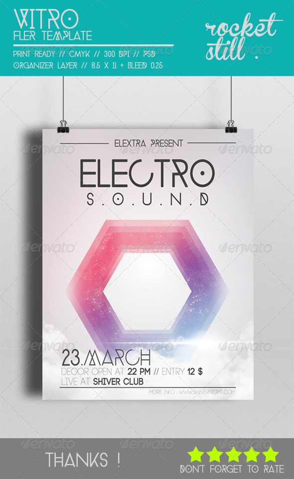 Vitro - Flyer Template - Clubs & Parties Events