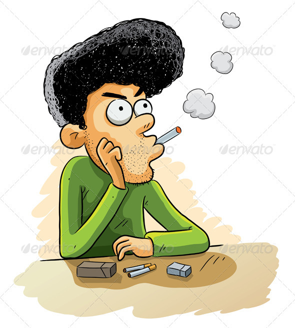 Smoking Desperate - People Characters