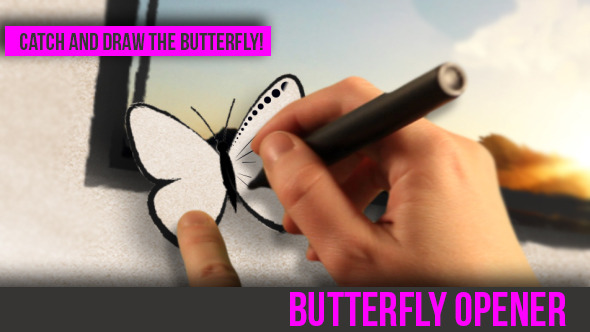 Butterfly Opener - VideoHive 6087390