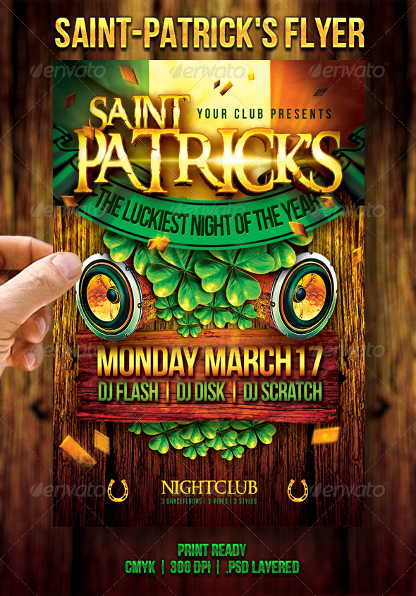 Saint-Patrick's Flyer - Events Flyers