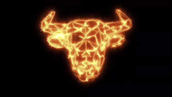 Animated Image Of A Bull