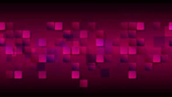 Bright Purple Abstract Geometric Squares