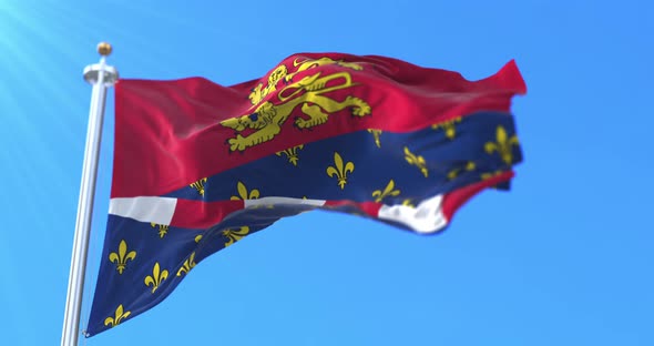 Flag of department of Eure, France alt