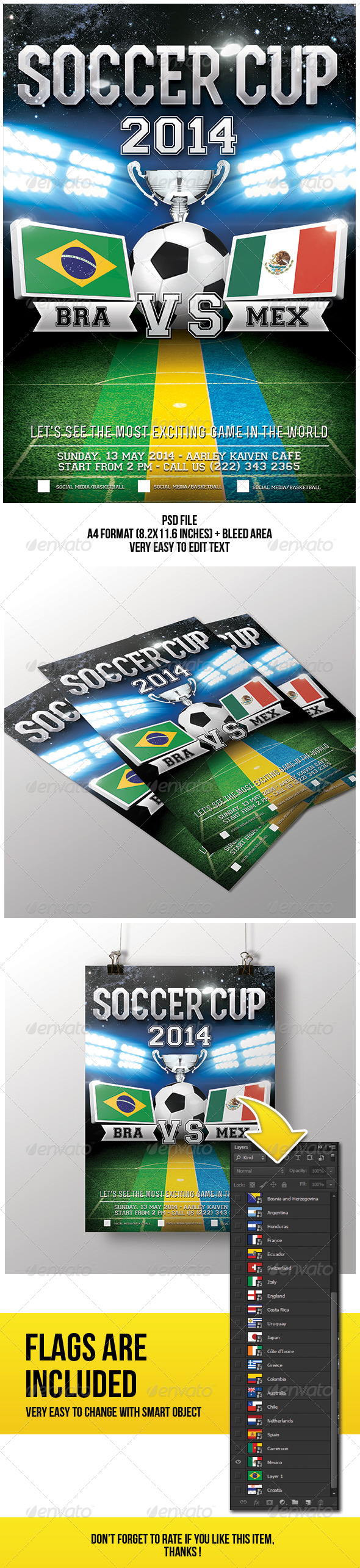 Soccer Cup Flyer - Sports Events