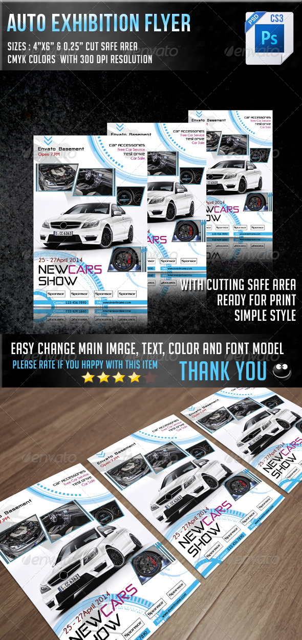 Auto Exhibition Flyer V8 - Events Flyers