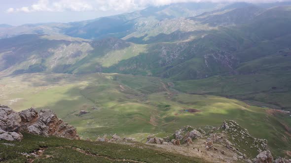 Mountains And Clouds 4K Dron Footage