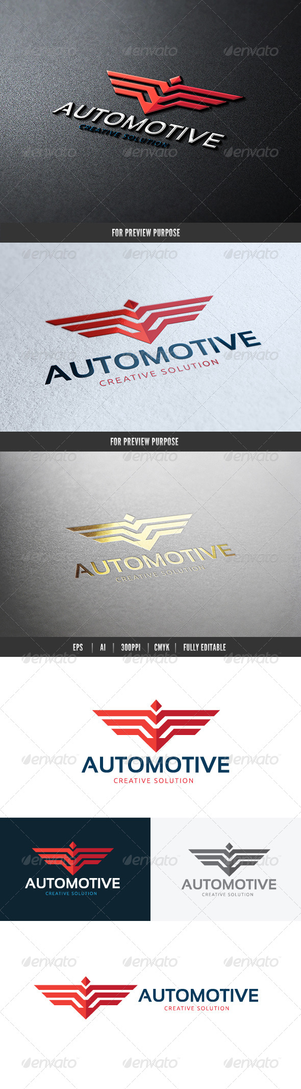 Automotive Creative Solution Logo - Animals Logo Templates