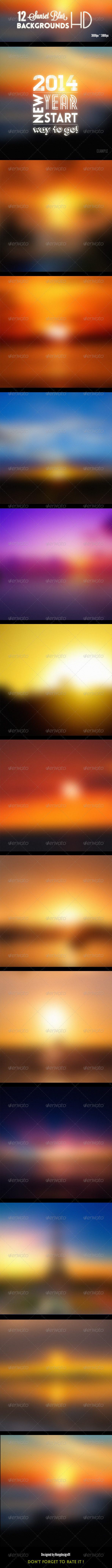 12 Sunset Blur Backgrounds Hd - Backgrounds Graphics
