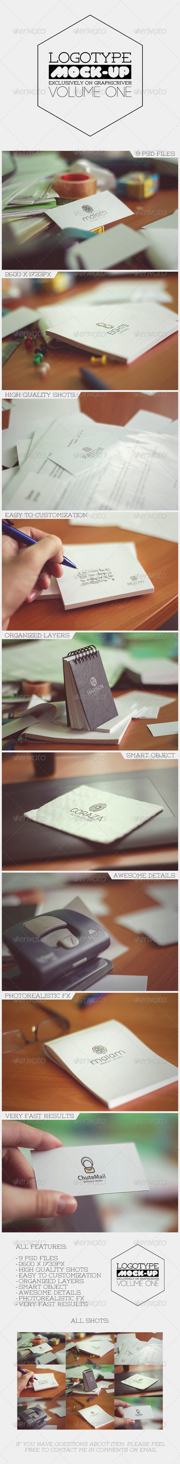 Logotype Mock-Up Vol.1 - Logo Product Mock-Ups