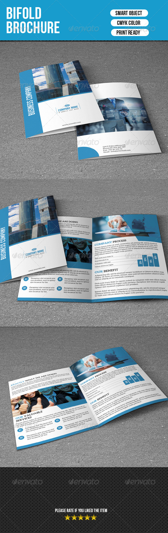 Bifold Business Brochure - Corporate Brochures
