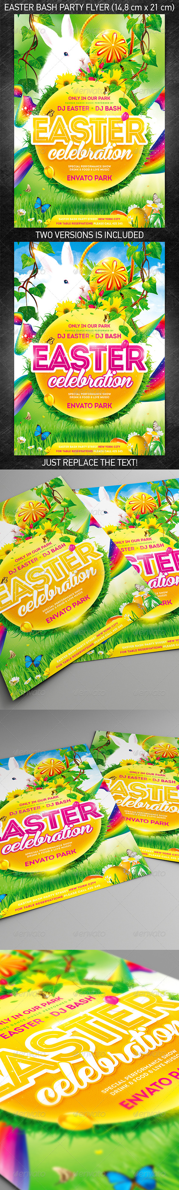 Easter Bash Party Flyer - Holidays Events