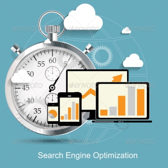 Search Engine Optimization Flat Icon - Web Technology