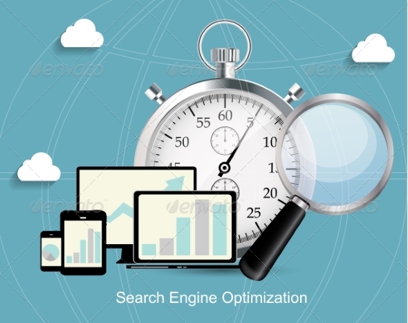 Search Engine Optimization Flat Icon - Web Technology