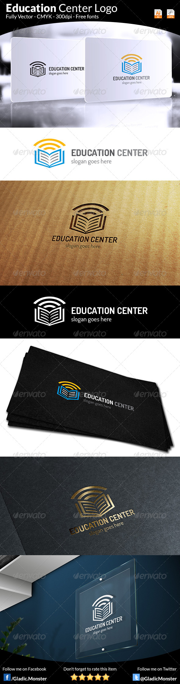 Education Center Logo - Symbols Logo Templates