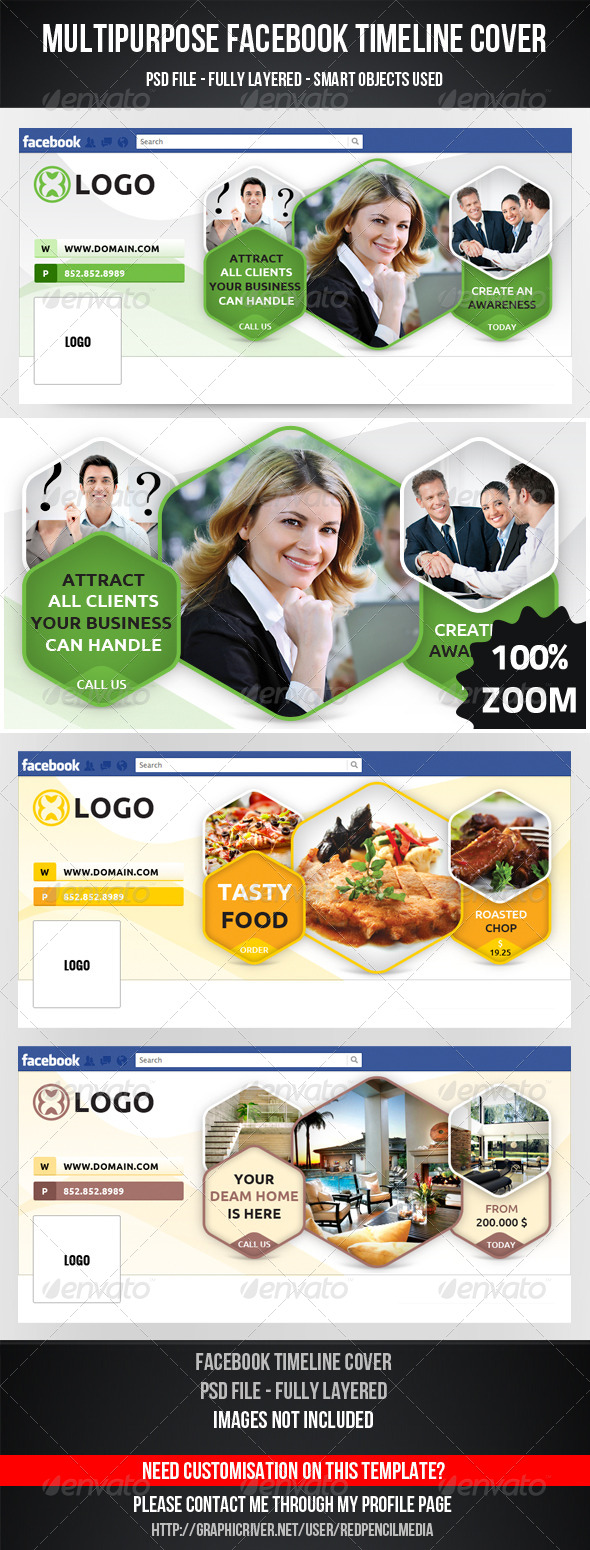 Multipurpose Timeline Cover - Facebook Timeline Covers Social Media
