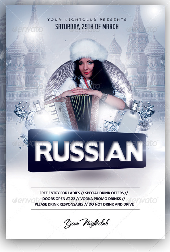 Russian Night Party - Clubs & Parties Events