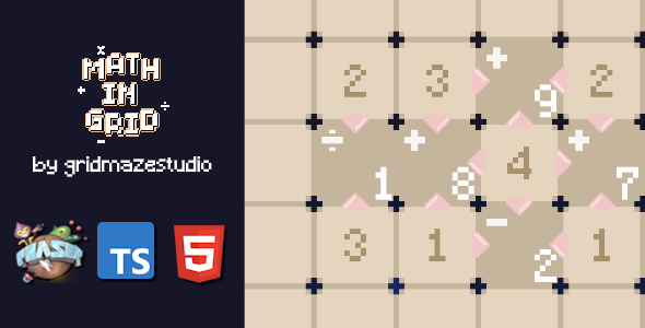 Math in Grid | HTML5 Game - Phaser 4