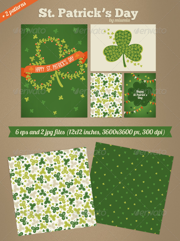 St. Patrick's Day Cards and Patterns - Miscellaneous Seasons/Holidays