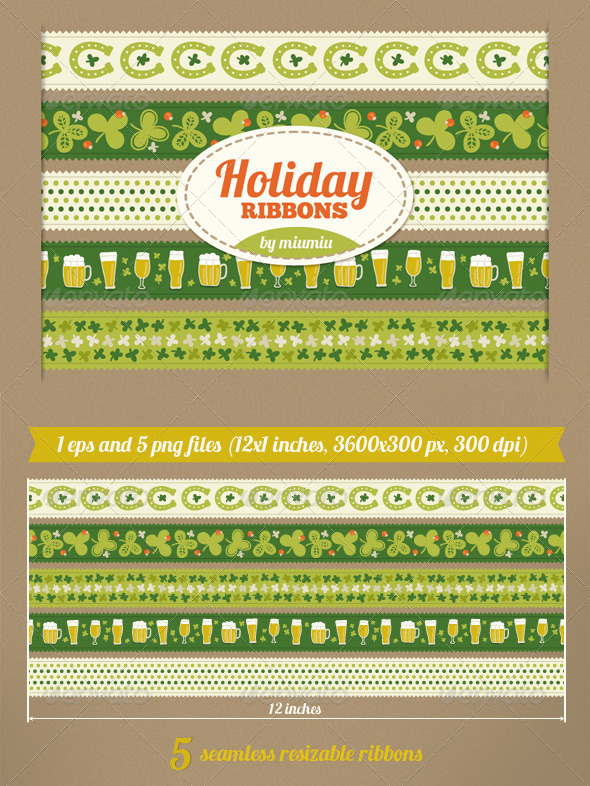 Holiday Ribbons - Miscellaneous Seasons/Holidays