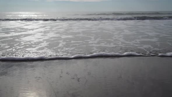 high speed shot of waves coming in alt