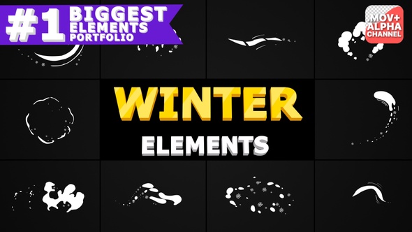 Winter Elements Pack | Motion Graphics