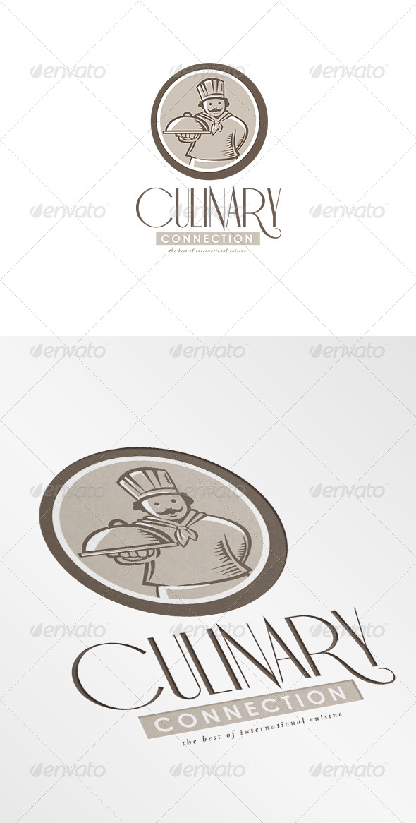 Culinary Connection Cuisine Logo - Humans Logo Templates