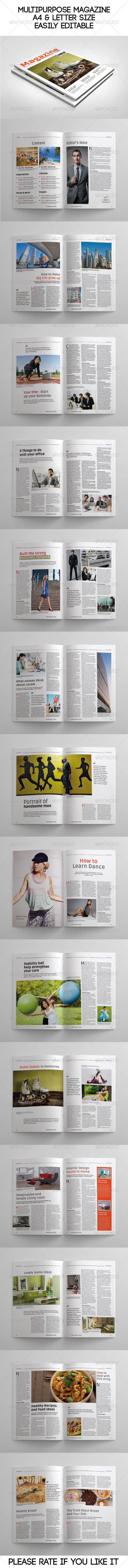Multipurpose Magazine - Magazines Print Templates
