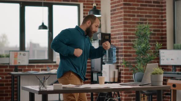 Entrepreneur Preparing for Important Business Meeting alt