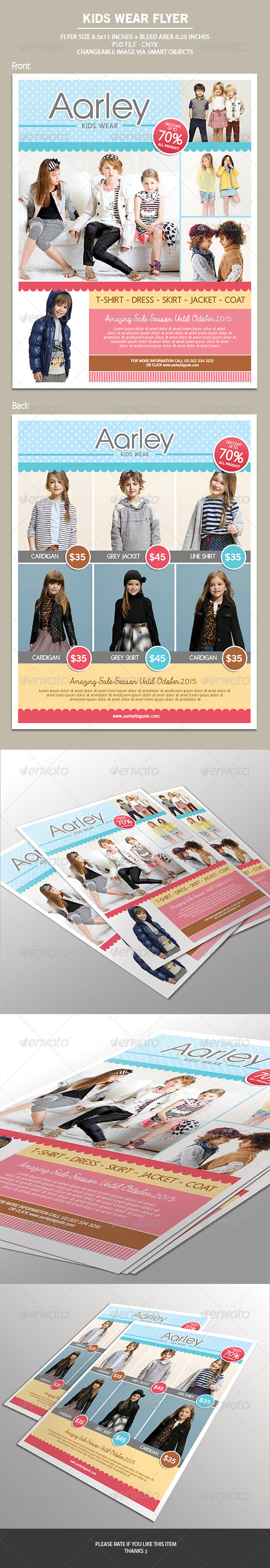 Kids Wear Flyer - Commerce Flyers