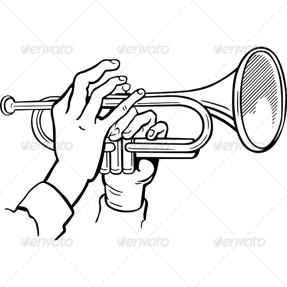 Trumpet - Man-made Objects Objects